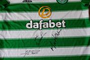 CELTIC jersey signed by 3 legends