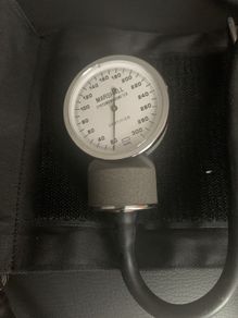 Marshall Sphygmomanometer cuff with stereoscope