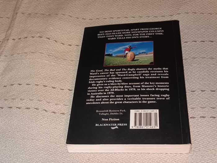 Special Postal Offer The Good The Bad & The Rugby Tony Ward The Autobiography