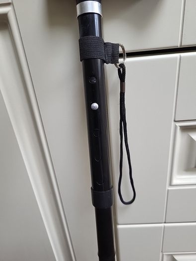 Walking stick folding