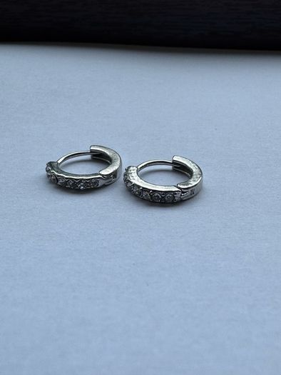 Silver Hoop Earrings 925