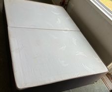 Split double bed base