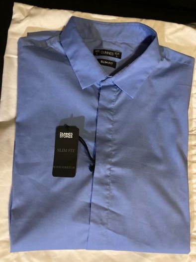 Men's shirt. Size L, EUR 104-109cm. Long sleeved. New