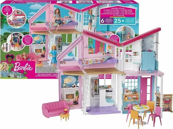 Malibu Barbie doll House