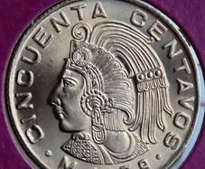 Mexico 1979 Coin Stamp cover BUNC Cuauhtemoc
