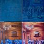 Original Oil Painting - Tango Class in The Pillar Room Image 2