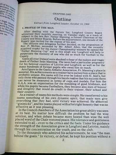 The life and times of Fr. Sean Manning Ireland Irish GAA Longford