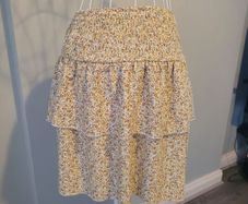 floral skirt