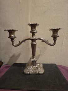 Vintage Three Arm Candelabra