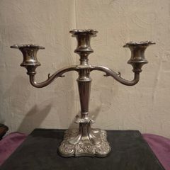 Vintage Three Arm Candelabra