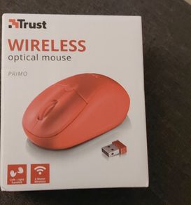 Wireless Mouse, Trust, Red, Brand New