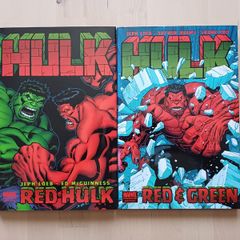 Marvel Incredible Hulk Red & Green Comic Book Hardbacks 2008