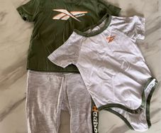 baby reebok three piece outfit