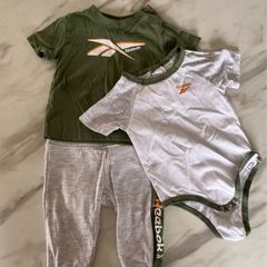 baby reebok three piece outfit