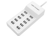 USB Charger Station, 10 Port USB Charger USB Hub Charger 40W Multi-port USB Fast Charging Station