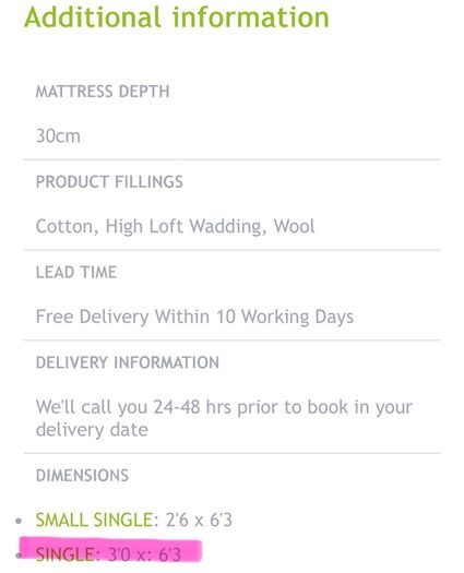 Mattress and Bed Frame
