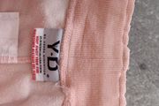 orange tracksuit bottom fits size sm worn
