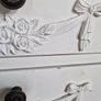 White dresser with mirror,stool and bedside lockets Image 4