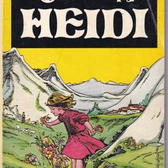 Classics Illustrated Heidi 1981 Peter Haddock Uk Comic