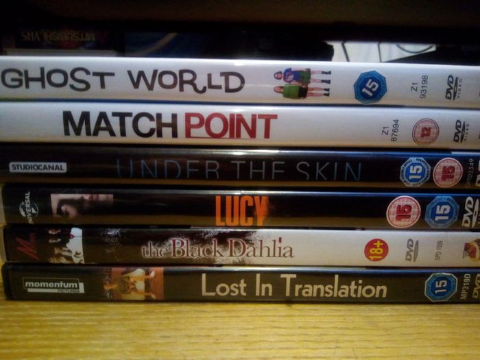 Scarlett Johansson Dvd Collection Bundle Lucy Under The Skin Lost In Translation Etc