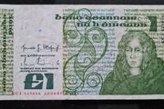 Ireland 1987 Medb 1 pound banknote