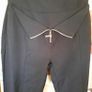 Maniere De Voir Black High Rise Slim Fit Pants UK 10 Image 10