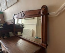 Antique big mirror