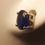 Natural Sapphire Sterling Silver 2 in 1 Stud/Drop Earrings Image 10