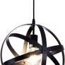 Black Industrial Ceiling Lights | Ceiling Light | Ceiling Light Fitting Round Pendant Lighting Ceiling | Retro Chandeliers Ceiling Light E27 Bulb For Living Room Hallway Kitchen Bedroom Lighting (FREE SHIPPING) Image 4