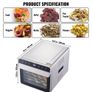 NEW SALE |  6 Trays Food Dehydrator Machine Stainless Steel 700W Jerky Fruit Drying Image 6