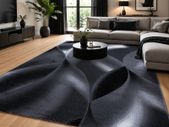 Rug Abstract Waves Design Living Room Rug