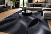 Rug Abstract Waves Design Living Room Rug