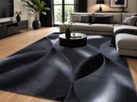 main image for ad Rug Abstract Waves Design Living Room Rug