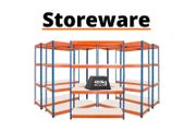 4 Tier Industrial Longspan Shelving Racking For Sheds Garages Workshops