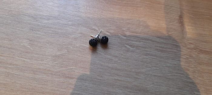 silver earrings