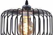 Black Light Shade Ceiling, 30CM Diameter Big Metal Lampshades for Ceiling Lights, Modern Designer Ceiling Light Shade, Lamp Shades Ceiling for Bedroom, Living Room, Kitchen, Hallway, Office