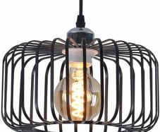 Black Light Shade Ceiling, 30CM Diameter Big Metal Lampshades for Ceiling Lights, Modern Designer Ceiling Light Shade, Lamp Shades Ceiling for Bedroom, Living Room, Kitchen, Hallway, Office