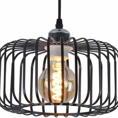 Black Light Shade Ceiling, 30CM Diameter Big Metal Lampshades for Ceiling Lights, Modern Designer Ceiling Light Shade, Lamp Shades Ceiling for Bedroom, Living Room, Kitchen, Hallway, Office