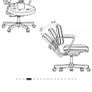 IKEA real leather office chair Image 3