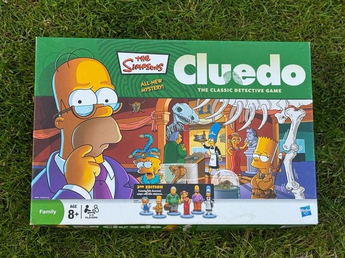 The Simpsons Cluedo 3rd Edition-Complete Vintage Board Game, Hasbro/Parker Brothers 2007