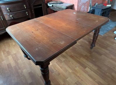 Vintage Extendable Wooden Dining Table
