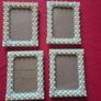 4 Small Pearl Photo Frames Image 8