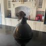 TWO Pendant Lights Ikea  -grey Large 50cm With Bulbs Image 2