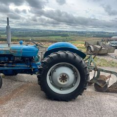 Fordson Dexta and plough for sale