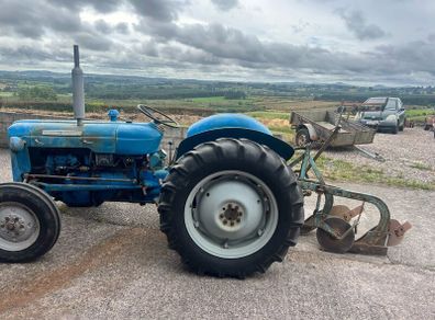 Fordson Dexta and plough for sale