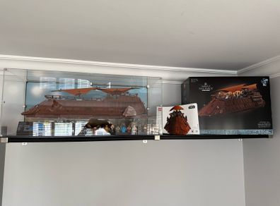 Lego 75397 Jabbas Sail Barge and 75396 Desert Skiff and Sarlacc Pit