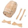 Wine Barrel with Tap Solid Pinewood 35 L Image 8