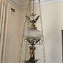 Hanging Swag Lamp & Matching Table Image 4