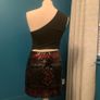 Black & Red sequin skirt. Size S Image 4