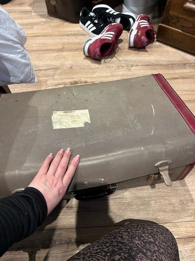 Old style suitcases